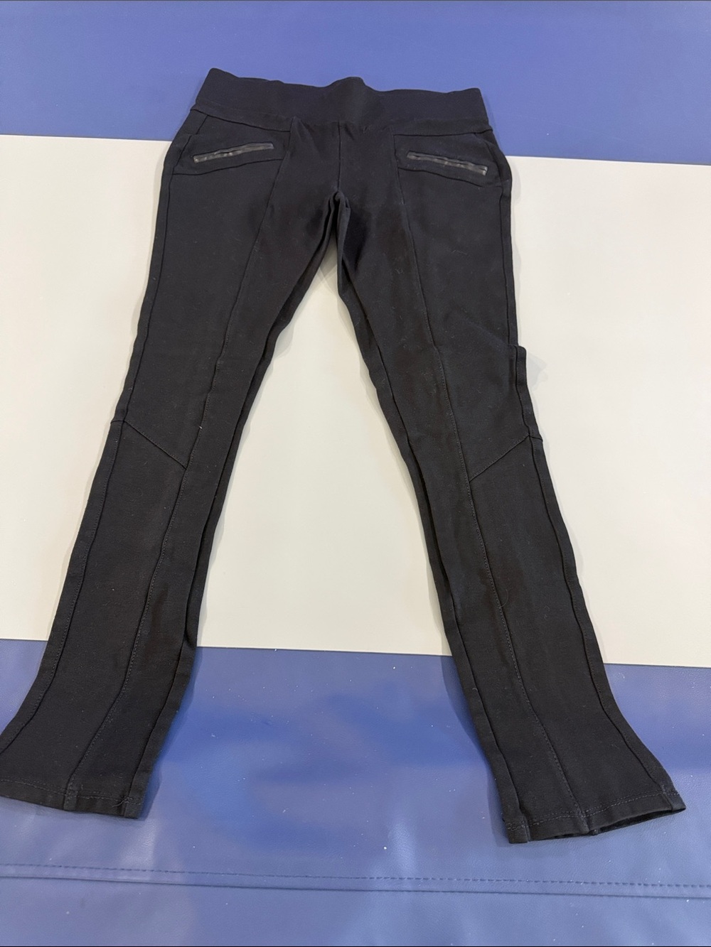 Ci Sono Black Slim Stretch Leggings with Zip Pockets
